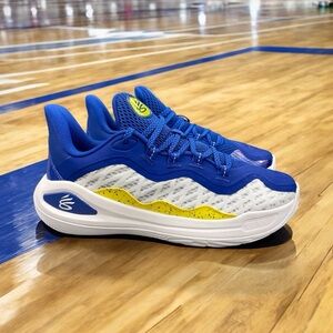 New Under Armour UA Curry 11 Flow Dub Nation Warriors‎ Boys 7Y / Women’s 8.5